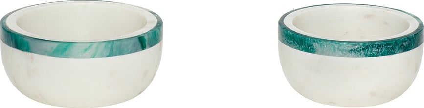 Hübsch 510516 Skleda, marmorna, 2 kosa