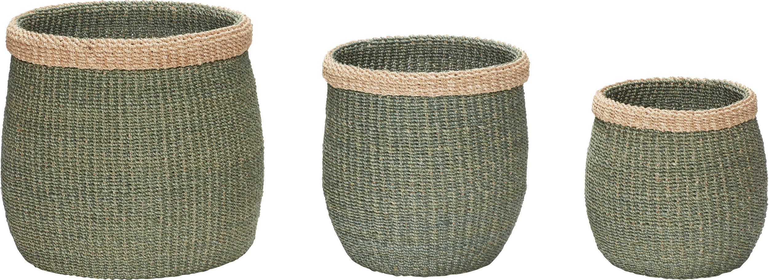 Hübsch 820404 Korb abaka 3 St.