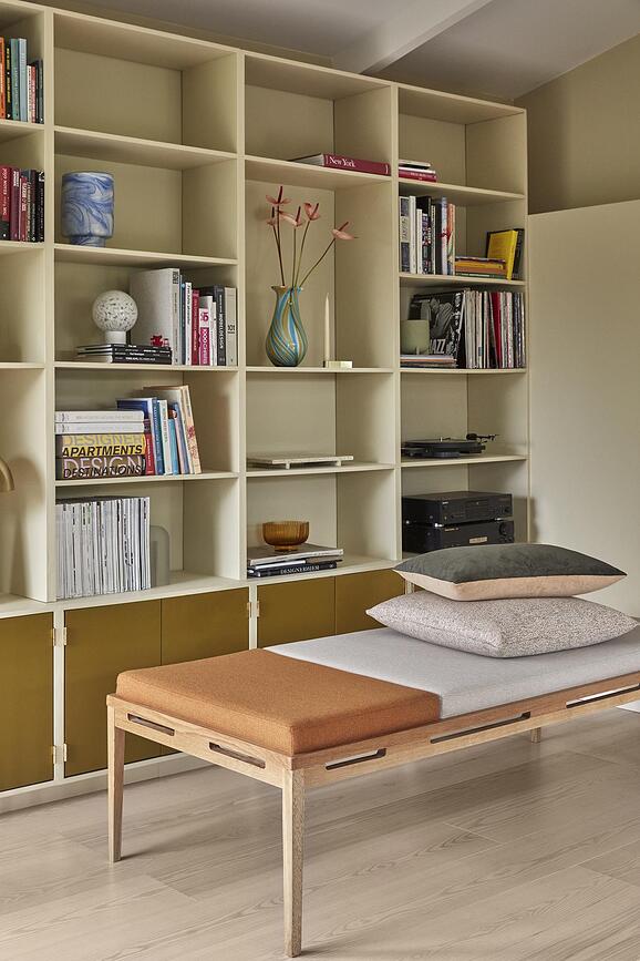 Hübsch Βάζα, γυάλινα, μπλε-λευκά, 2 τμχ