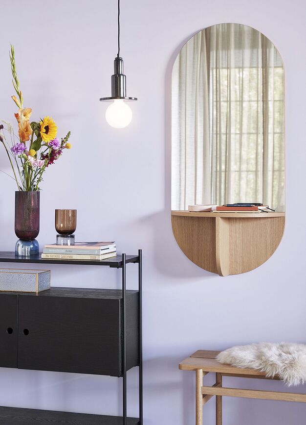 Hübsch Βάζο, 18 εκ., κεχριμπαρένιο