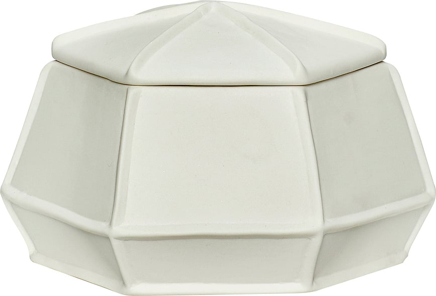 Hübsch Boîte hexagonale, blanche