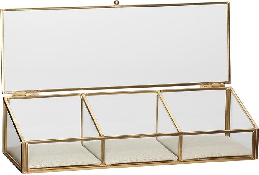 Hübsch Boîtes de rangement, en verre, Lot de 2