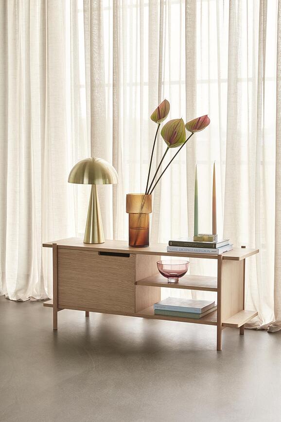 Hübsch Bols en verre, multicolores, Lot de 3