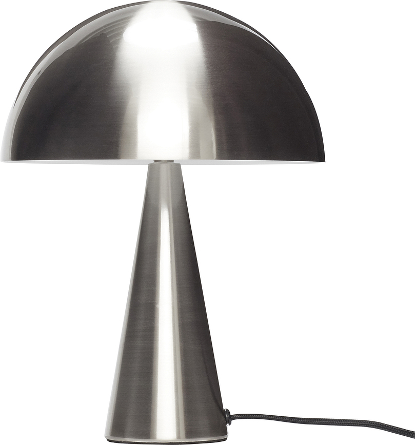 Hübsch Bordslampa, silverfärgad metall
