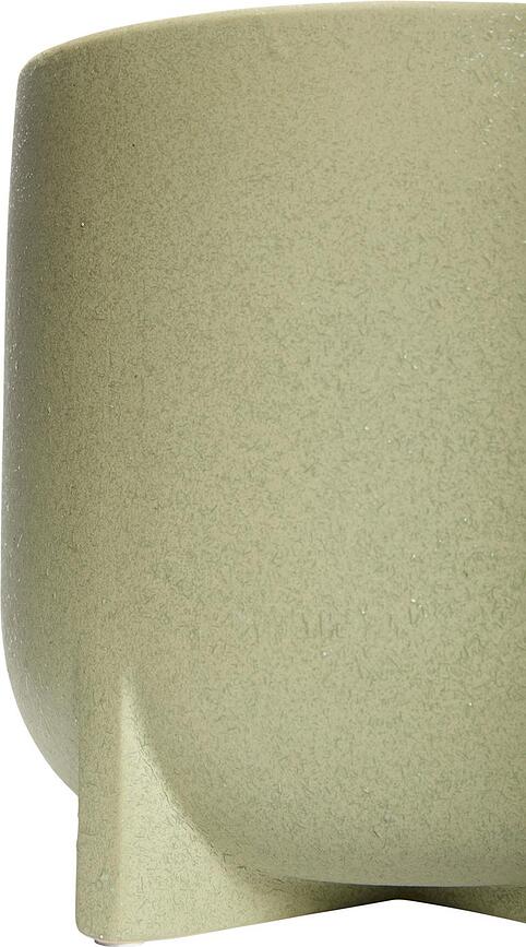 Hübsch Cache-pots sur pieds, verts, Lot de 2