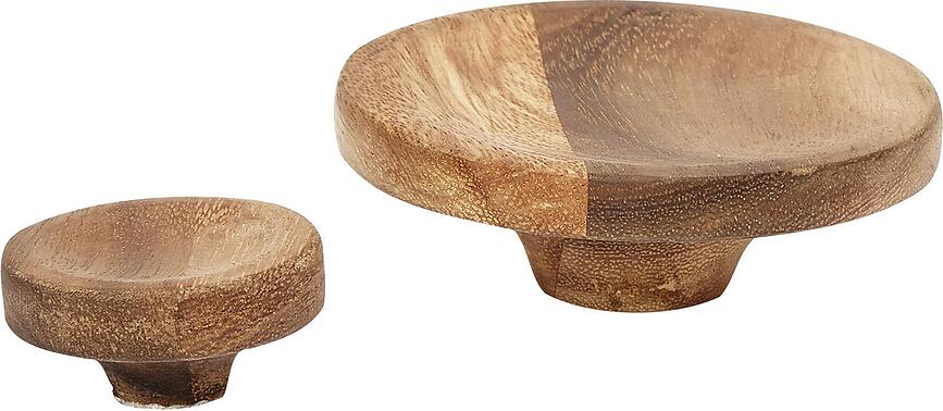 Hübsch Cintres en bois d'acacia, Lot de 2