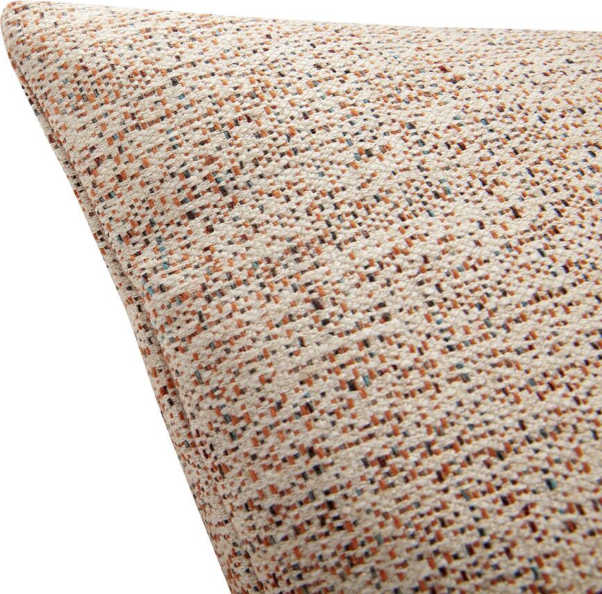 Hübsch Coussin 60 x 60 cm, beige-orange