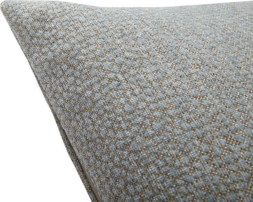 Hübsch Coussin Décoratif gaufré, jaune