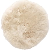 Hübsch Cushion for a chair cream furry