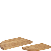 Hübsch Cutting board rounded oak 2 pcs