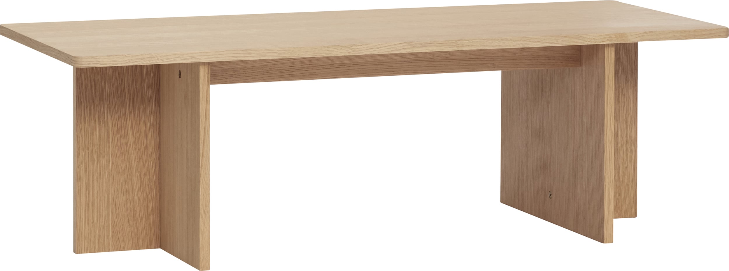 Hübsch Kaffeetisch 120 cm rechteckig aus Eichenholz