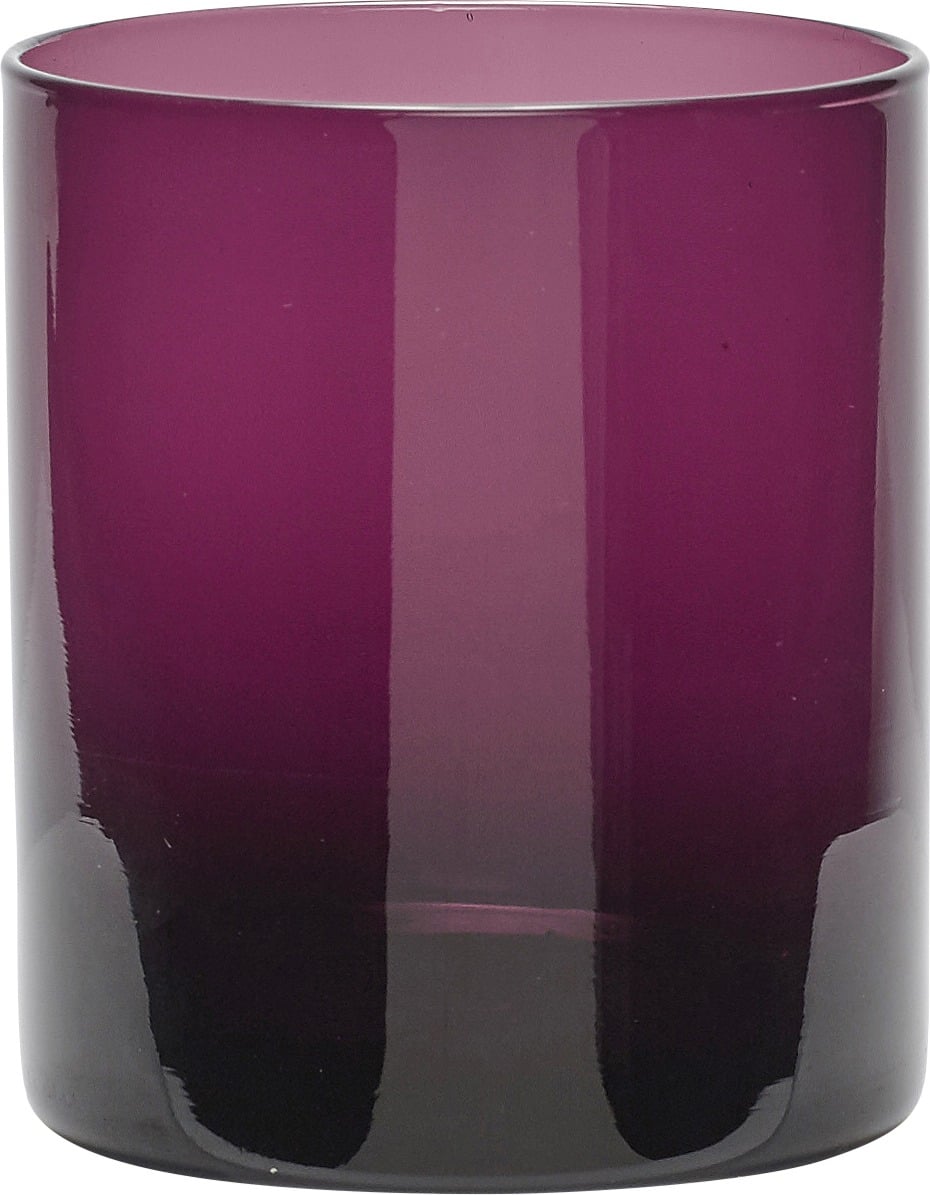 Hübsch Kerzenhalter für Teelichter violett aus Glas