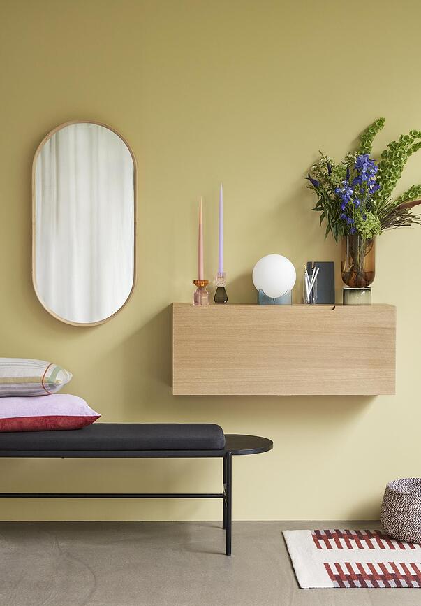 Hübsch Košare za pohranu pletene crno-ružičaste 2 kom.