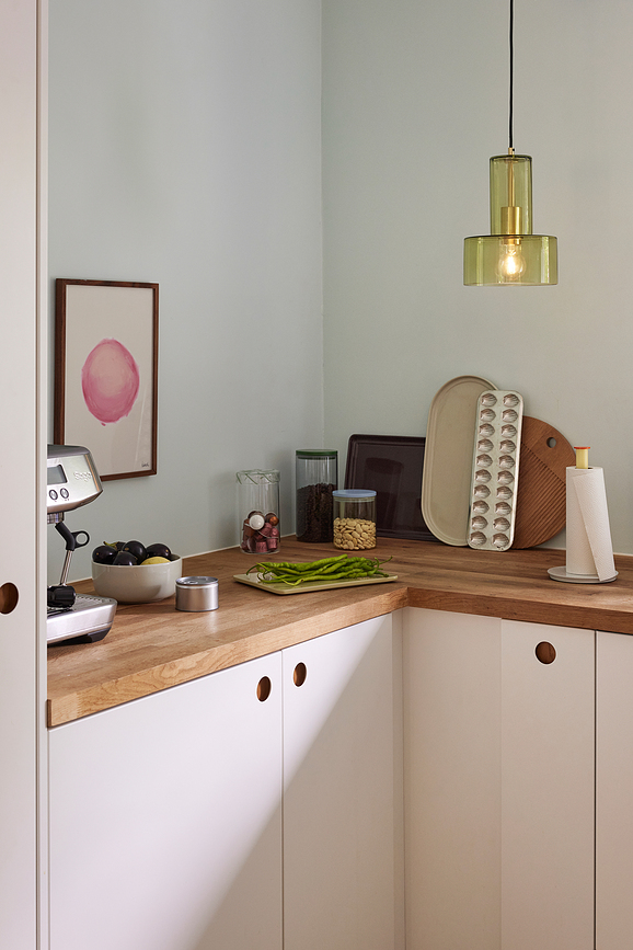 Hübsch Κρεμαστό Φωτιστικό, 27 cm, ανοιχτό πράσινο, γυάλινο