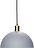 Hübsch Κρεμαστό Φωτιστικό, στρογγυλό, ανοιχτό γκρι