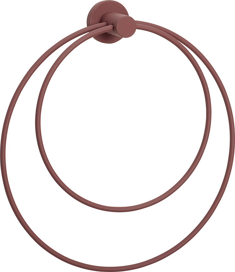 Hübsch Κρεμάστρα πετσετών στρογγυλή, μπορντό