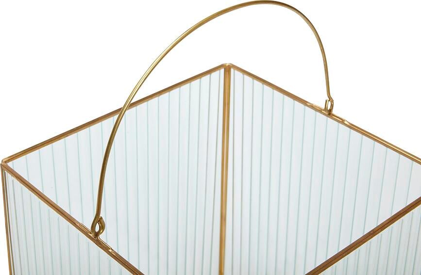 Hübsch Lanternes, en verre, Lot de 2