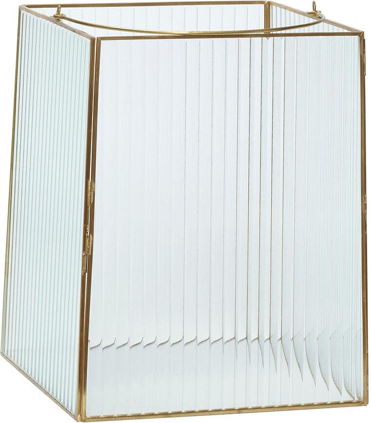 Hübsch Lanternes, en verre, Lot de 2