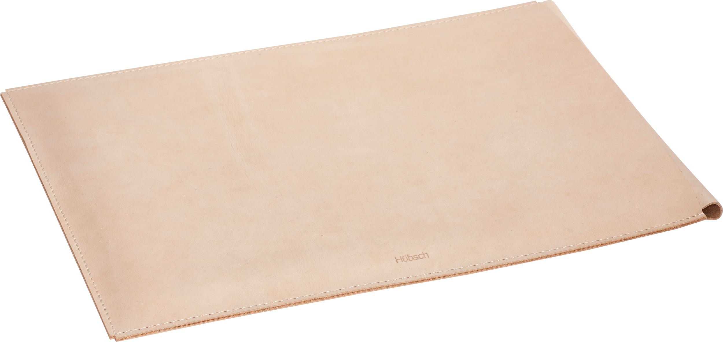 Hübsch Laptopetui 15 beige Naturleder