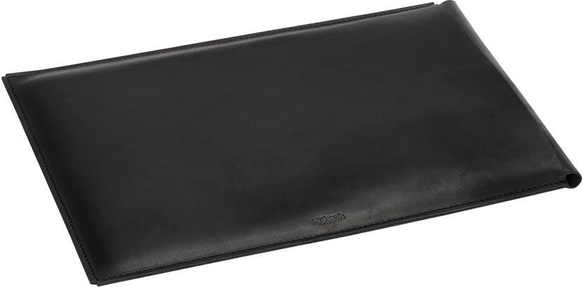 Hübsch Laptopetui 15 schwarz Naturleder