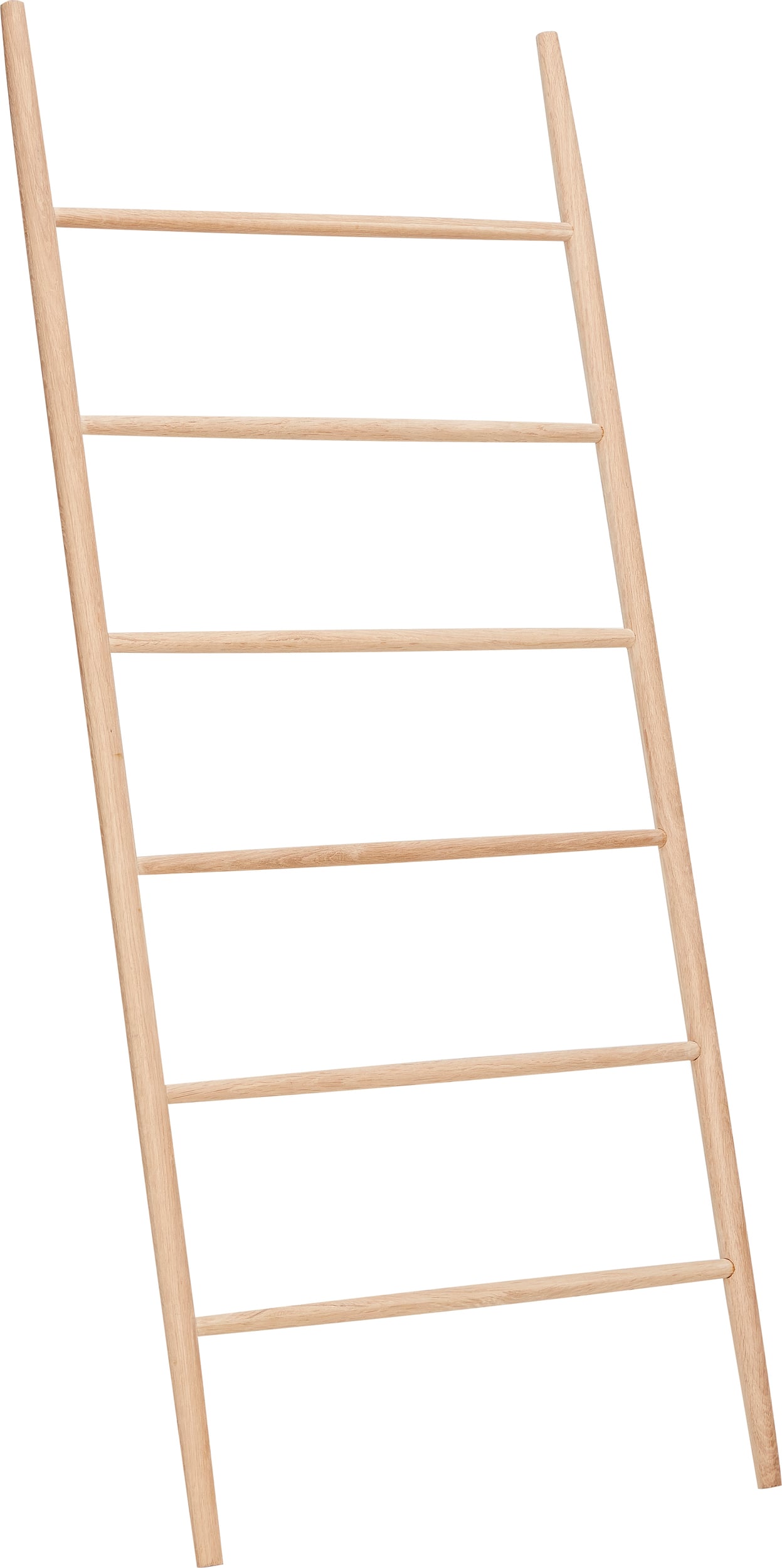 Hübsch Leiter-Garderobe aus Holz