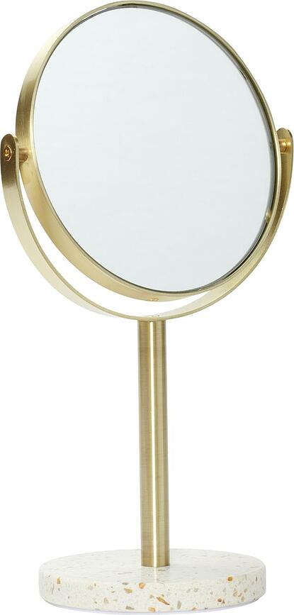 Hübsch Miroir Cosmétique, avec base en marbre