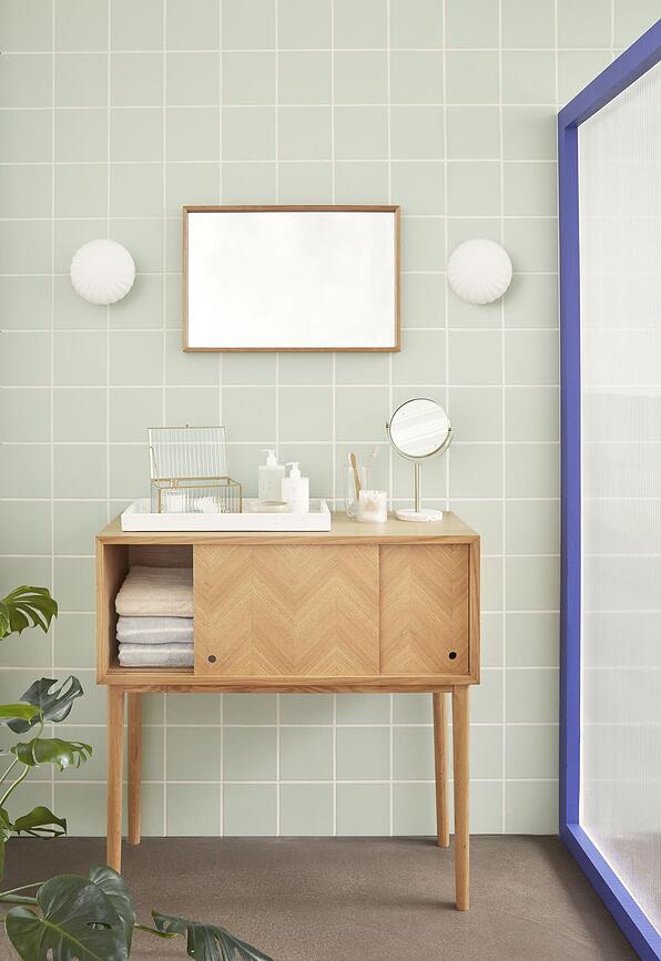 Hübsch Miroir Cosmétique, avec base en marbre