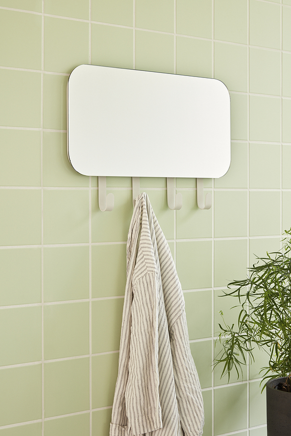 Hübsch Obešalnik z ogledalom, 991116