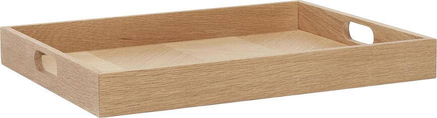 Hübsch Plateau de Service 35 x 45 cm, en bois de chêne