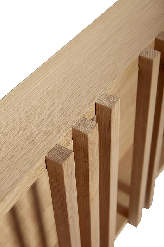 Hübsch Étagère à magazines horizontale, en bois de chêne