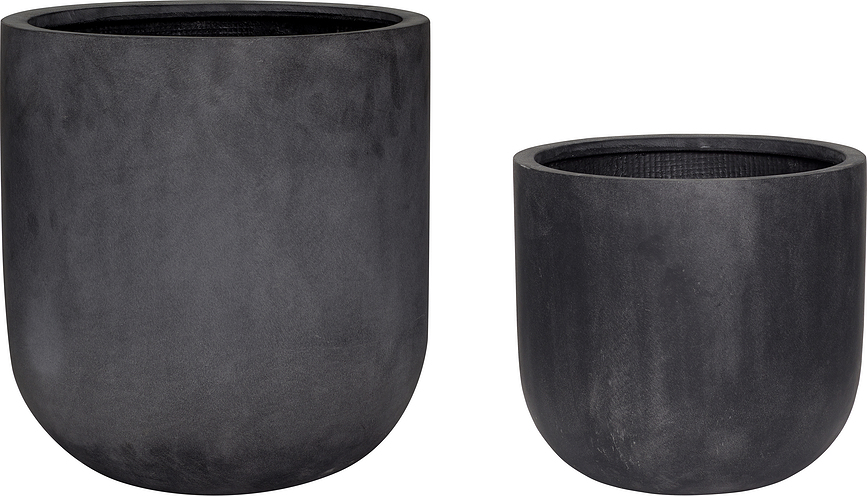 Hübsch Pots de Fleurs 850601, Lot de 2