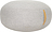 Hübsch Pouf 70 cm grau abgeflacht