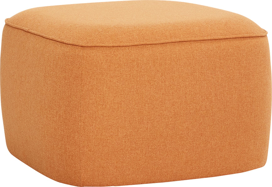 Hübsch Pouf orangefarben