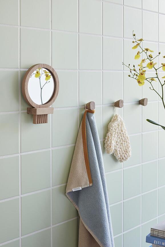 Hübsch Ručnik 70 x 140 cm zeleno-ružičasti