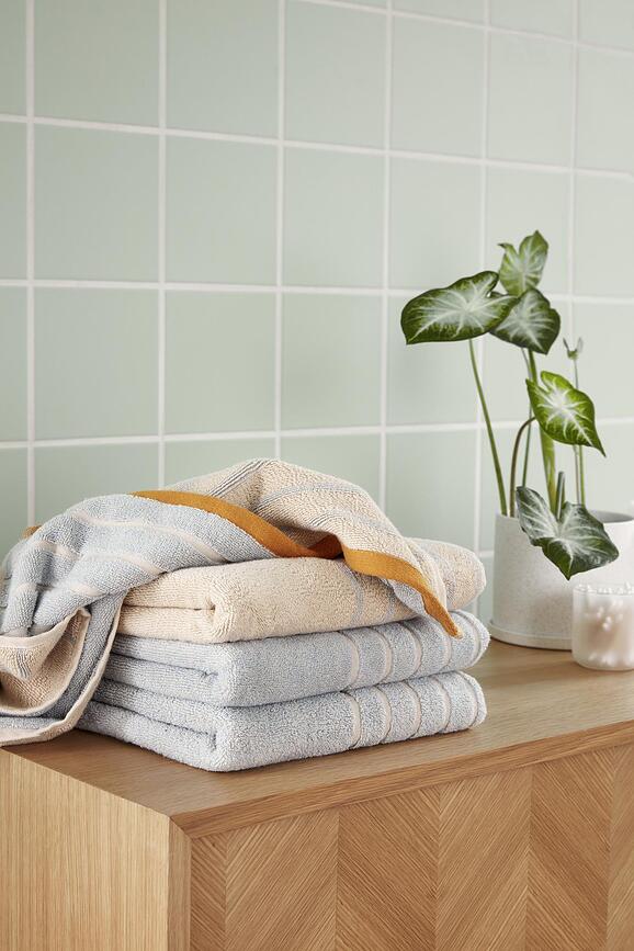 Hübsch Serviette 50 x 100 cm, vert-rose