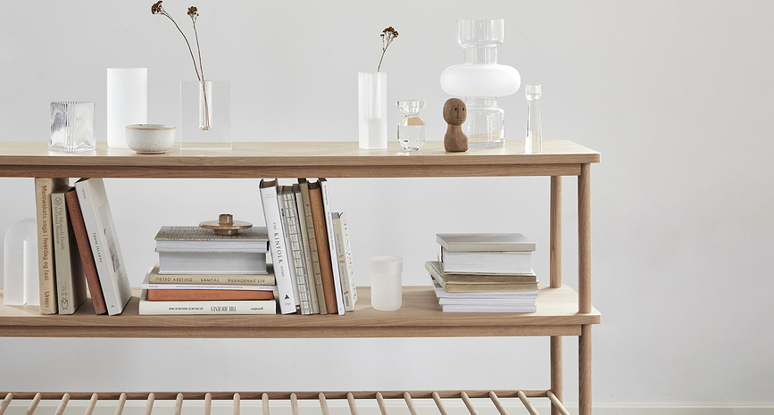 Hübsch Στήριγμα Βιβλίου, παγωμένο, γυάλινο