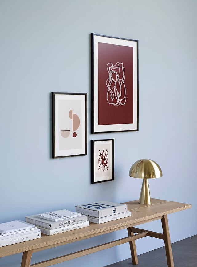 Hübsch Stolna Lampa 33 cm zlatna metalna