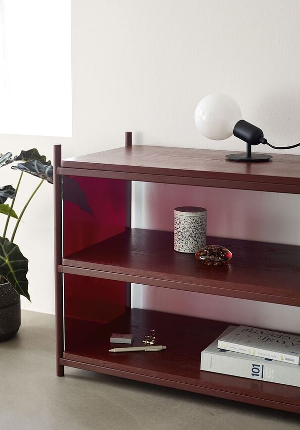 Hübsch Stolna Lampa crna okrugla