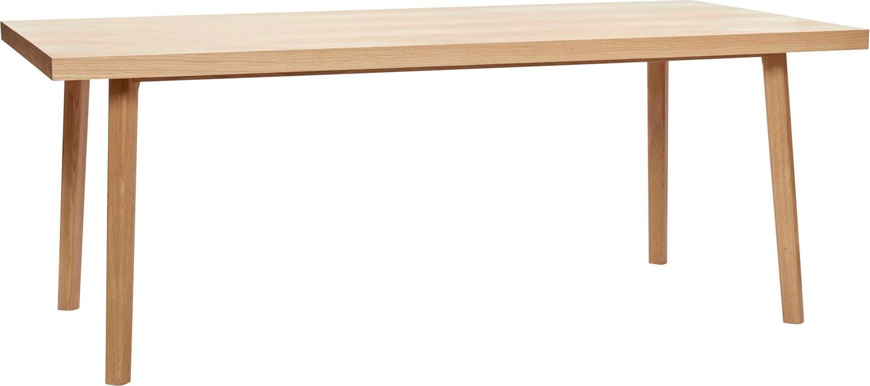 Hübsch Tisch 100 x 200 cm aus Eichenholz