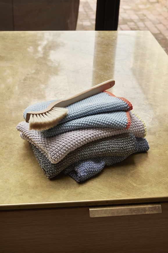 Hübsch Torchon 40 x 60 cm, bleu