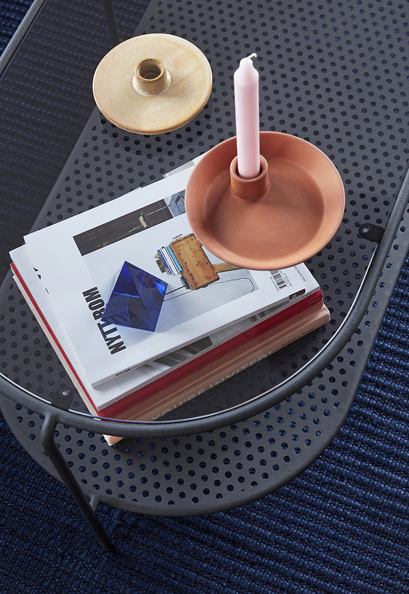 Hübsch Teg za papir stožasti plavi