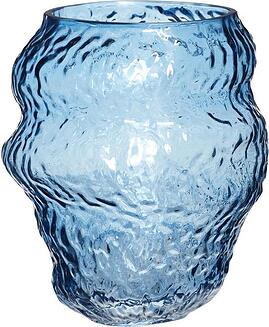 Hübsch Vaas 18 cm sinine klaas
