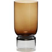 Hübsch Vase 32 cm cup amber