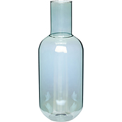 Hübsch Vase 33 cm green transparent