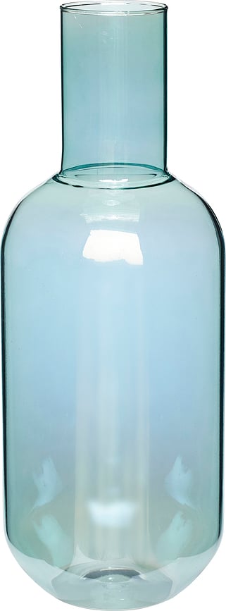 Hübsch Vase 33 cm grün transparent