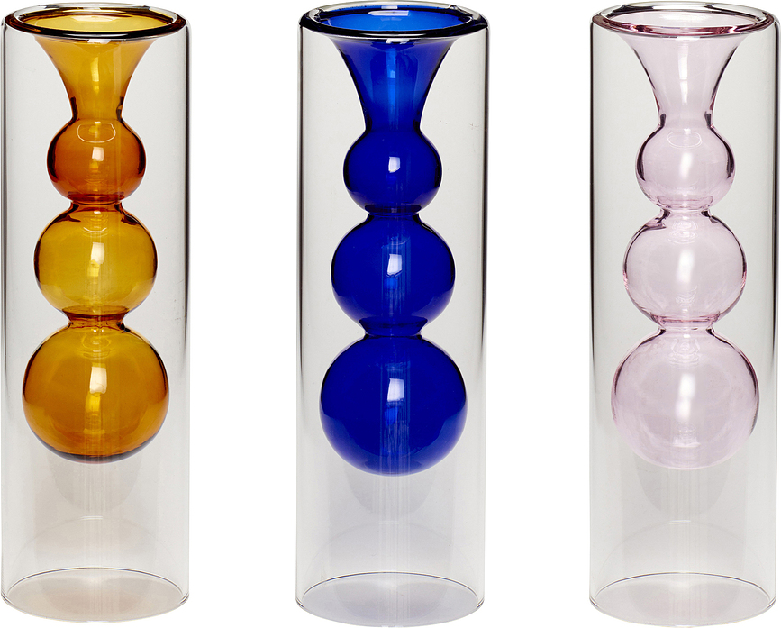 Hübsch Vase 660914, Lot de 3