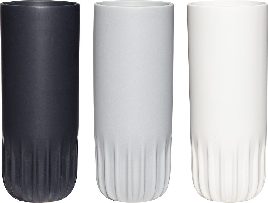 Hübsch Vases 710601, Lot de 3