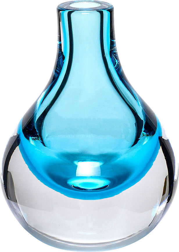 Hübsch Vaza dvobarvna, modra