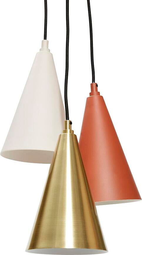 Hübsch Visilica trostruka metalna