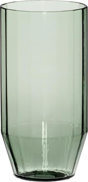 Hübsch Wasserglas 14 cm grün